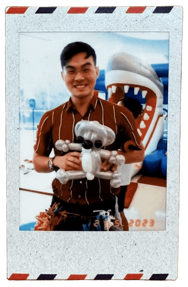 Koala Balloon Sculpture Polaroid