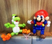 Mario and Yoshi Balloon Sculpture Thumbnail