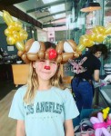 Reindeer Hat Balloon Sculpture and Reindeer Facepainting Thumbnail