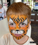 Lucy Tiger Face Painting Thumbnail