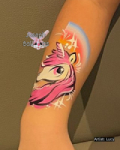 Lucy Unicorn Arm Painting Thumbnail